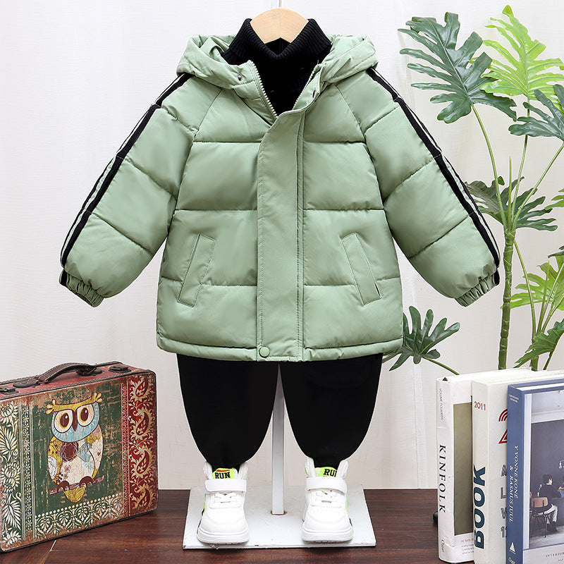 Children's Cotton Clothes Thickened Fall Winter Coat - KuzuSHOP