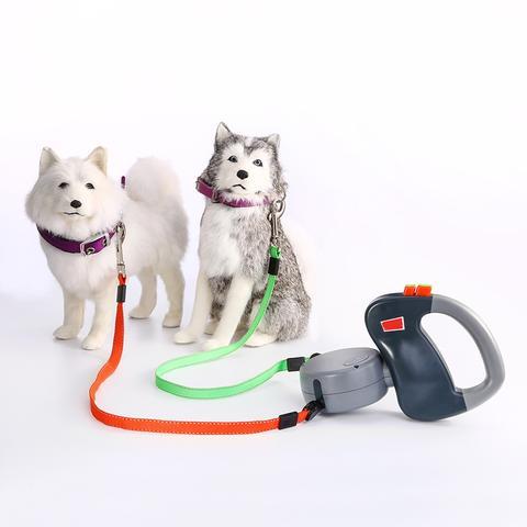 Retractable Dual Pet Dog Walking Leash - KuzuSHOP