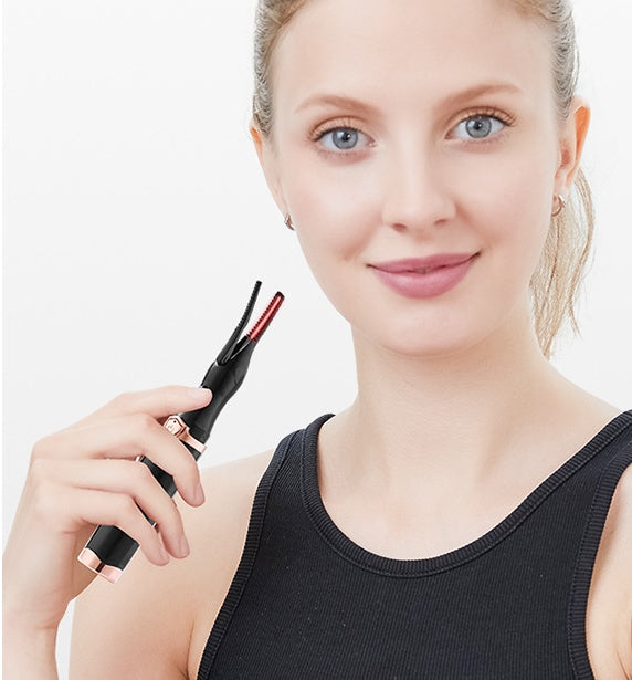 Rechargeable 360 Rotating Portable Eyelash Curler, Electric Heated Eyelashes Curler For Women Makeup Tools - KuzuSHOP