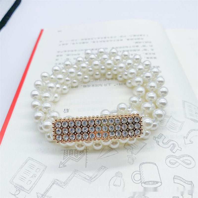 Fashion Jewelry Women's White Pearl Waist Chain Decoration - KuzuSHOP