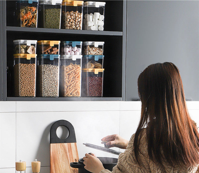 Household kitchen sealed jar storage box storage jar - KuzuSHOP
