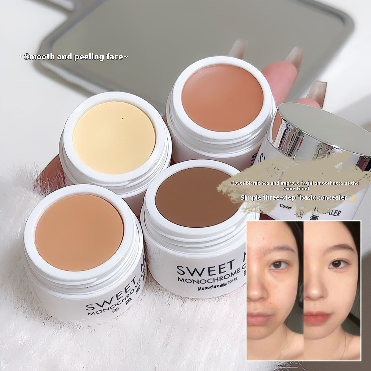 Easy To Make Up Brighten Face Repair Concealer - KuzuSHOP