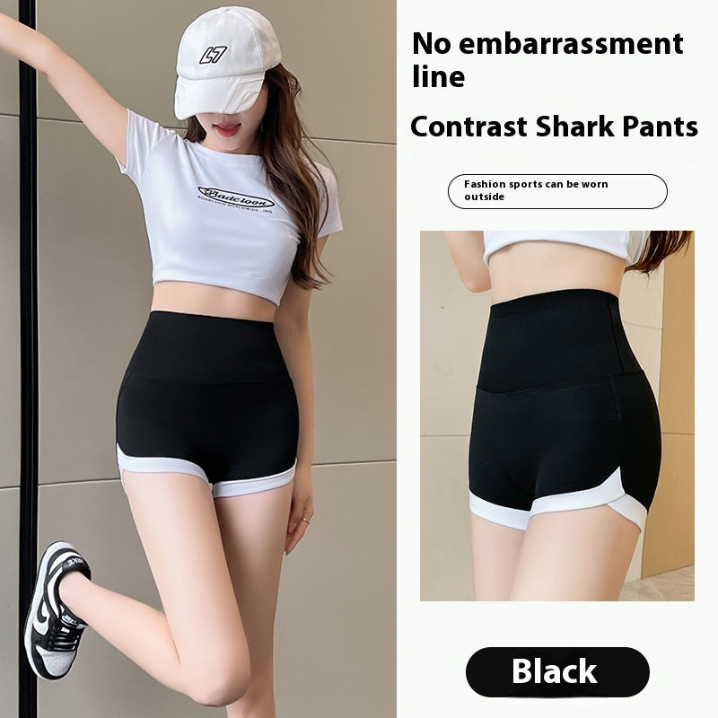 Three-point Shark Pants Women's Hip Lifting Sports Shorts - KuzuSHOP