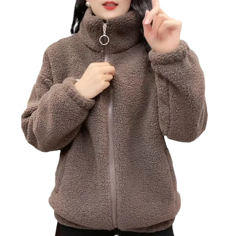 Women's Velvet Padded Thickened Coat - KuzuSHOP