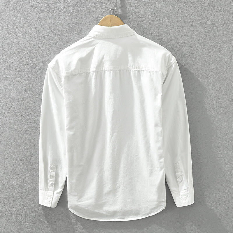 Color Contrast Patchwork Men's Leisure Cargo Shirt - KuzuSHOP