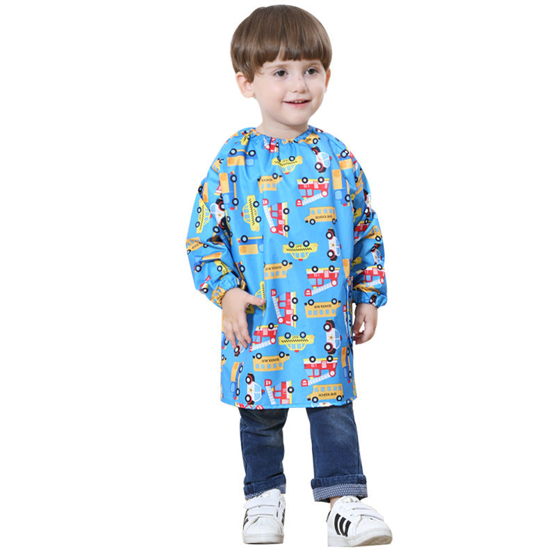 Children's Overalls Play Sand Waterproof Painting Clothes Baby - KuzuSHOP