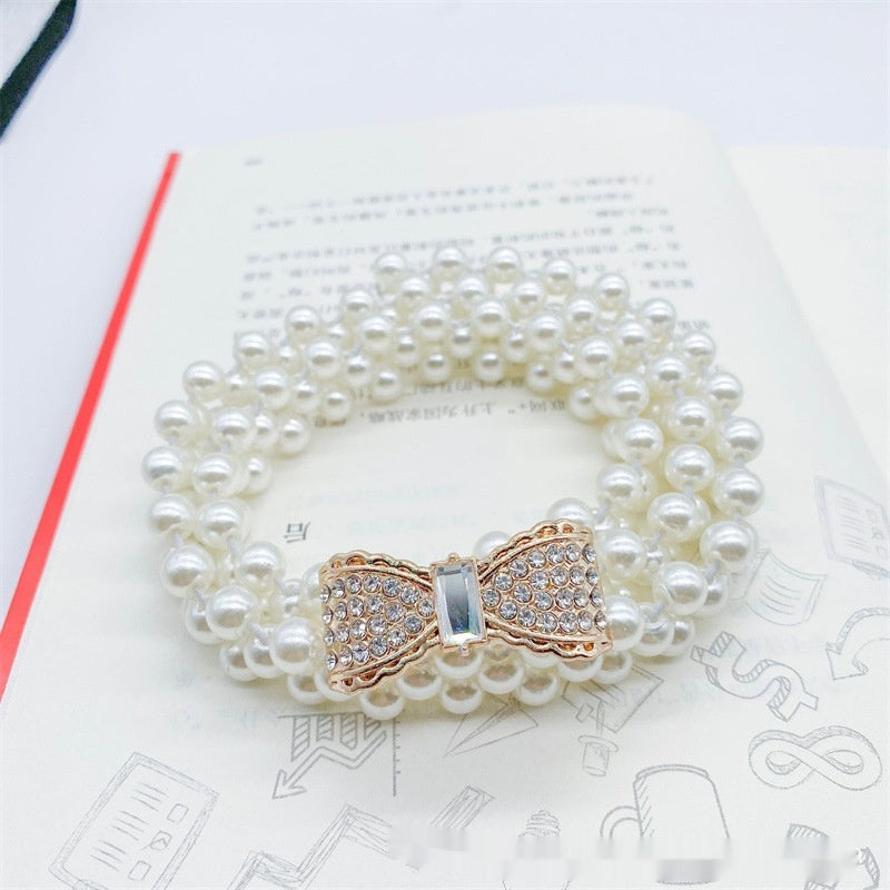 Fashion Jewelry Women's White Pearl Waist Chain Decoration - KuzuSHOP