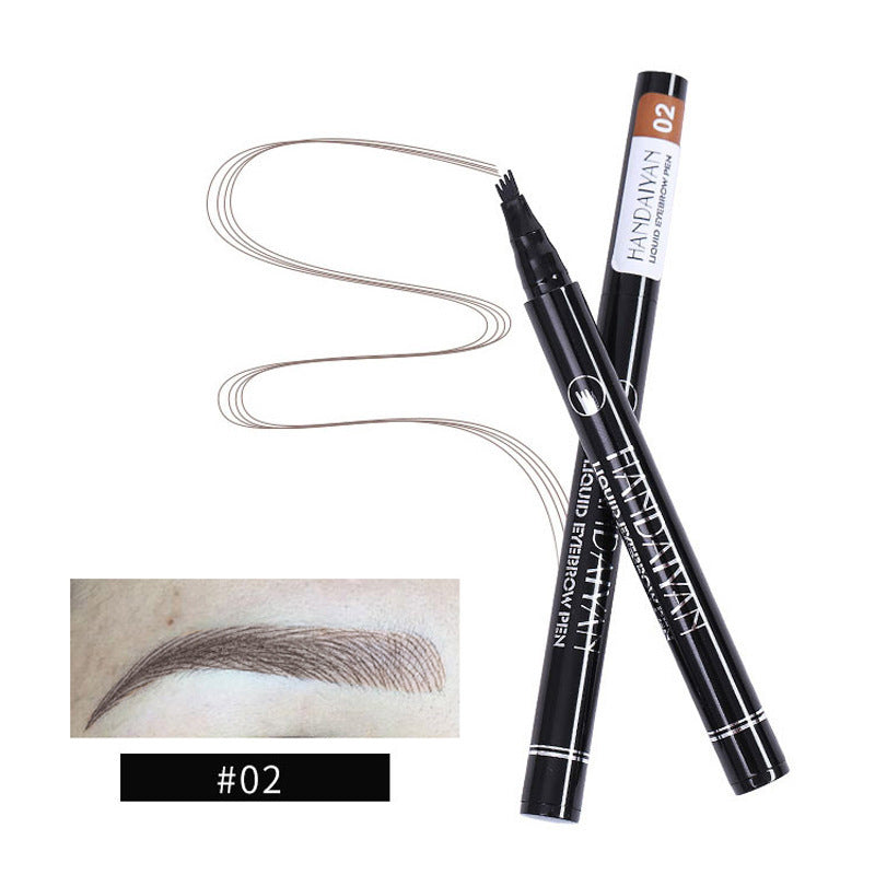 Four-head Eyebrow Pencil Liquid Eyebrow Pencil Tattoo Eyebrow Pencil Eyebrow Pencil 4-head Eyebrow Pencil Four-jaw Eyebrow Pencil - KuzuSHOP