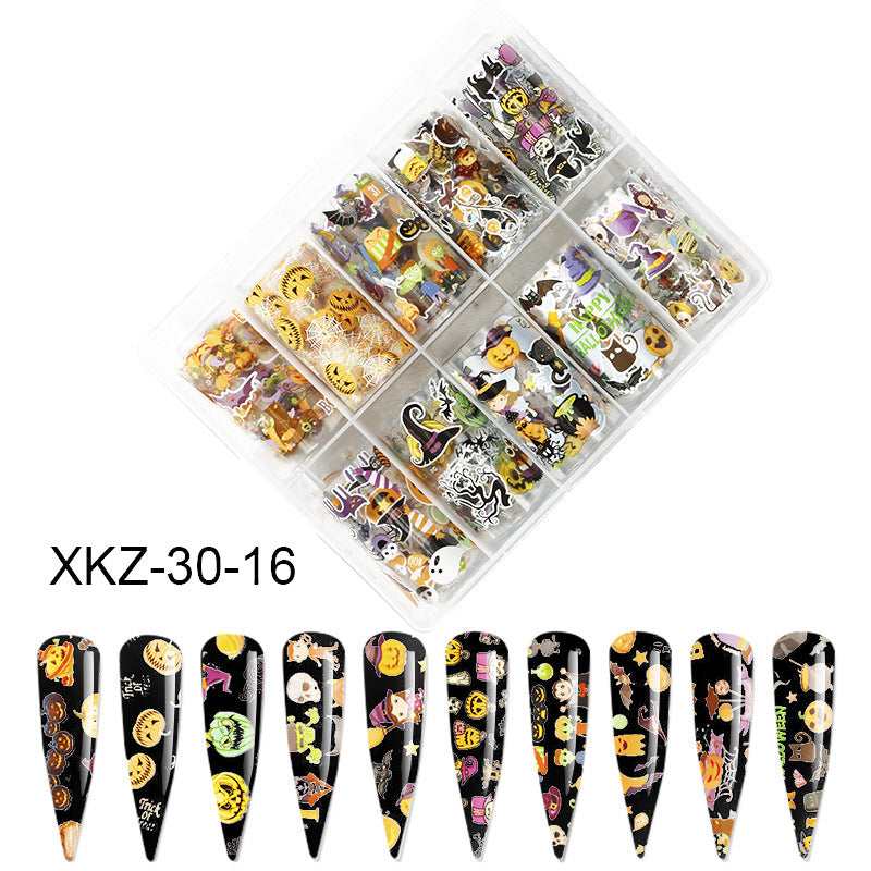 Nail Butterfly Laser Star Transfer Paper Diy European And American Nail Star Transfer Paper Sticker - KuzuSHOP