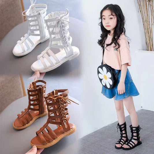 Fashion Girls Sandals Soft Bottom Beach - KuzuSHOP