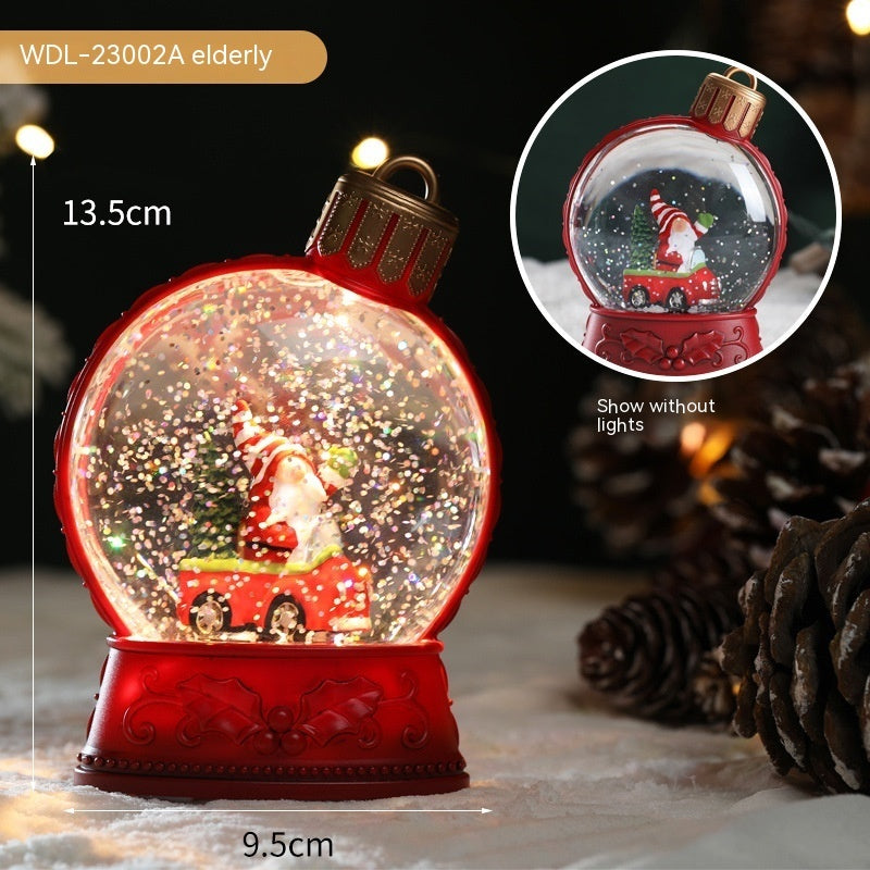Christmas Holiday Decorations Luminous Simulation Flat Light LED Decoration Scene Layout Flame Light Home Decor - KuzuSHOP
