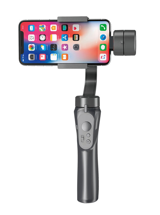 Compatible with Apple, Handheld Phone Gimbal Stabilizer 3-Axis PTZ Tripod Anti-Shake for Smartphone Vlog - KuzuSHOP