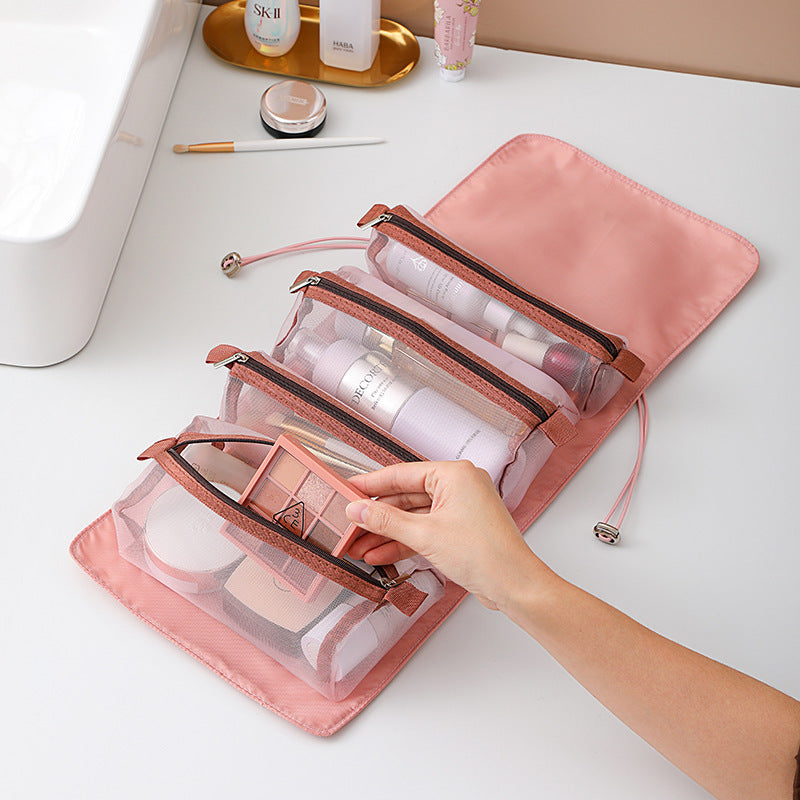 4pcs Cosmetic Bag Foldable Travel Bag - KuzuSHOP