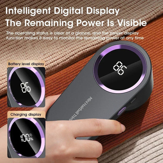 Lint Remover For Clothing Portable Electric Fuzz Pellet Remover LED Display Rechargeable For Clothes Fabric Shaver Fluff Remover - KuzuSHOP