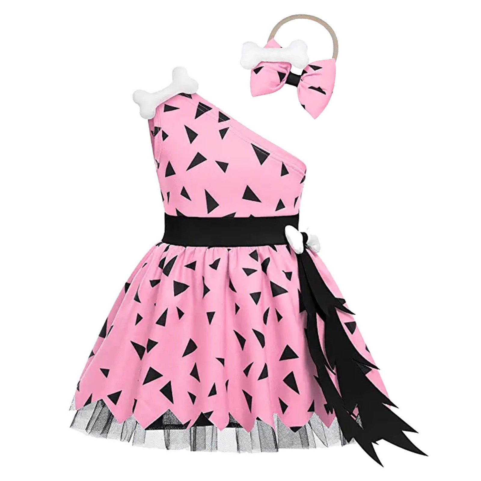 Girls Fashion Simple Halloween Mesh Costume Suit - KuzuSHOP
