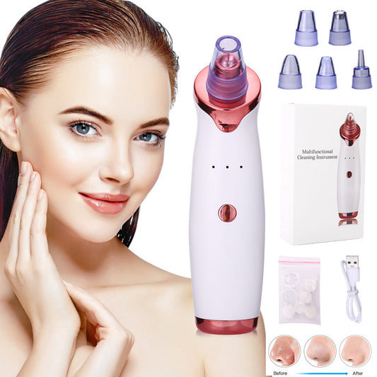 Blackhead Remover Instrument Black Dot Remover Acne Vacuum Suction Face Clean Black Head Pore Cleaning Beauty Skin Care Tool - KuzuSHOP