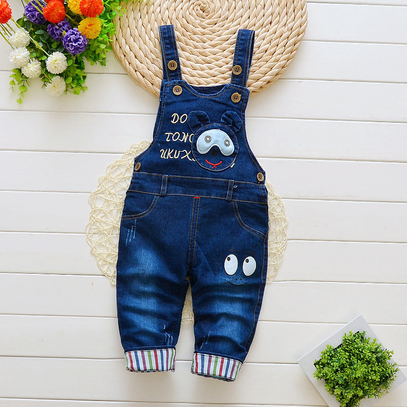 Children's Pants, Baby Children's Overalls, Jeans, Children's Clothing - KuzuSHOP