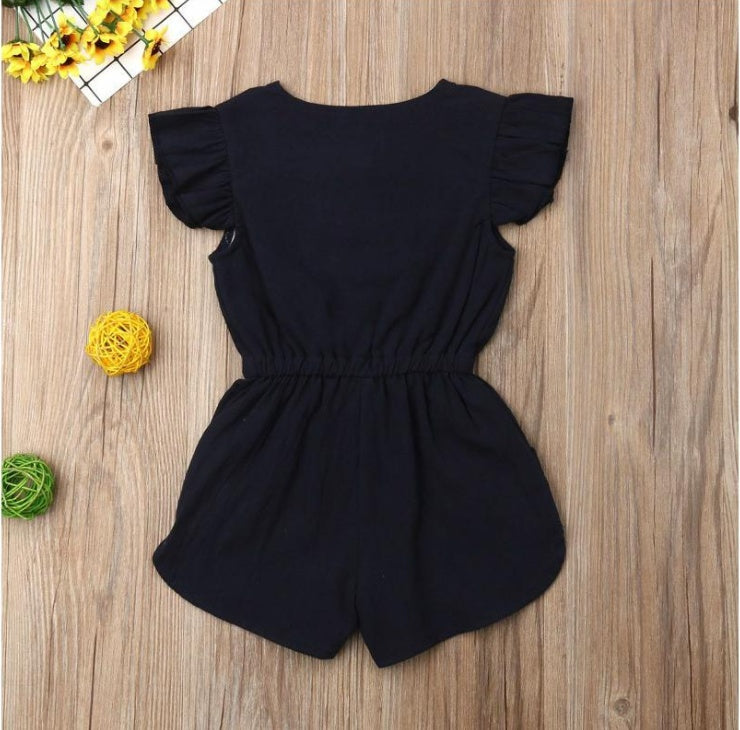 Toddler Girl Clothes Kids Baby Girls Summer Ruffles Sleeve - KuzuSHOP