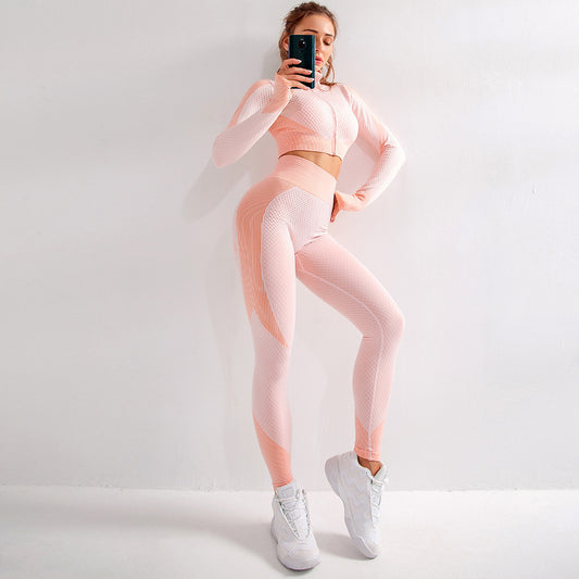 Yoga sets female sport gym suit - KuzuSHOP
