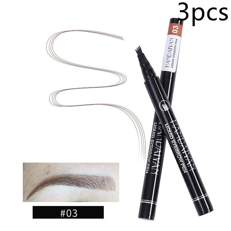 Four-head Eyebrow Pencil Liquid Eyebrow Pencil Tattoo Eyebrow Pencil Eyebrow Pencil 4-head Eyebrow Pencil Four-jaw Eyebrow Pencil - KuzuSHOP