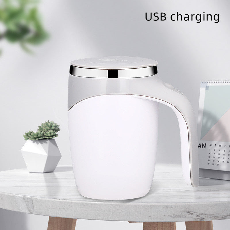 Rechargeable Model Automatic Stirring Cup Coffee Cup High Value Electric Stirring Cup Lazy Milkshake Rotating Magnetic Water Cup - KuzuSHOP