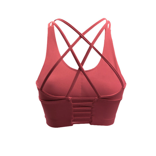 Yoga vest-style fitness bra - KuzuSHOP