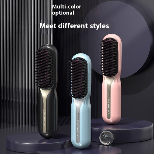 Home Straight Comb Wireless Charging Hair Straighteners - KuzuSHOP