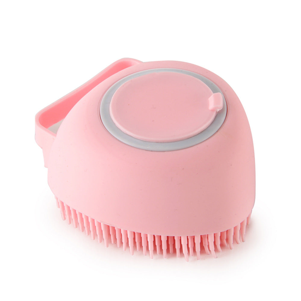 Silicone Dog Bath Massage Gloves Brush Pet Cat Bathroom Cleaning Tool Comb Brush For Dog Can Pour Shampoo Dog Grooming Supplies - KuzuSHOP