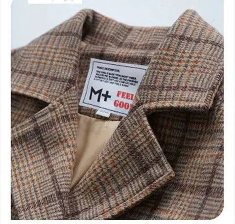 Girls' Woolen Coats For Big Children's Woolen - KuzuSHOP