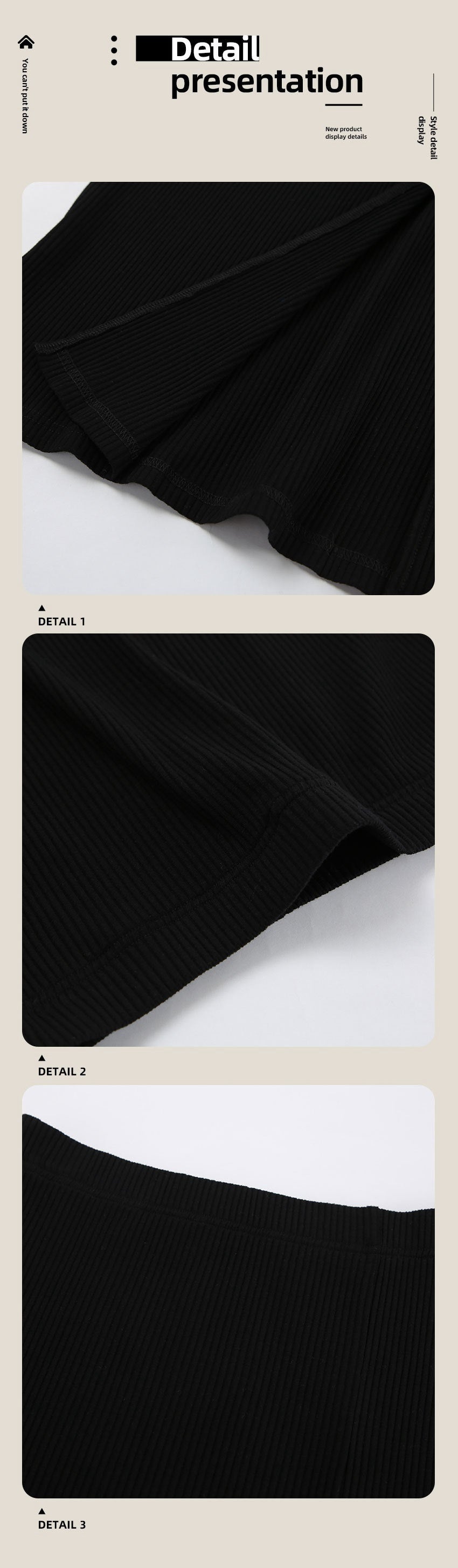 Women's Black Straight Split Skirt - KuzuSHOP