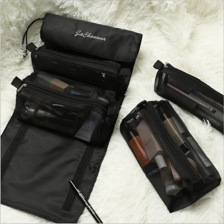4pcs Cosmetic Bag Foldable Travel Bag - KuzuSHOP