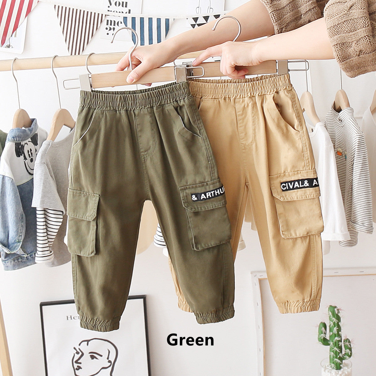 Spring And Autumn All-match Casual Pants Western Style Tooling Pants - KuzuSHOP