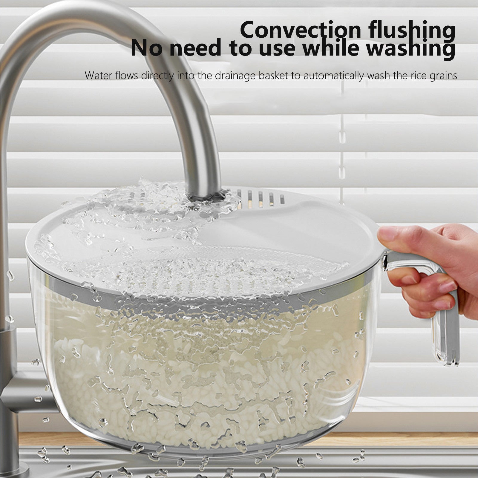 Multifunctional Drainage Basin For Domestic Kitchen Rice Fruit Washing Basket Vegetable Basket Wash Multi Function Kitchen Gadgets - KuzuSHOP