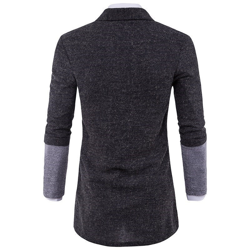 Cardigan Sweater Mens Casual Coat Knitwear Coat Men Clothing - KuzuSHOP