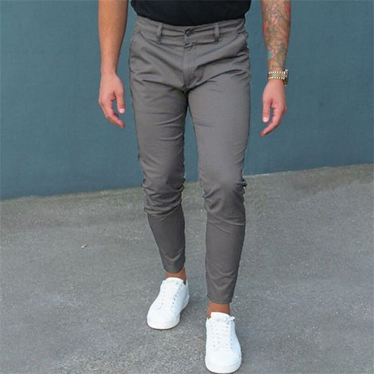 European And American Tight Pocket Zipper Slim Fit Trousers - KuzuSHOP