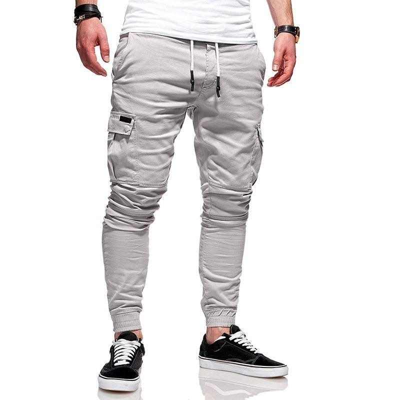 Men Autumn Thin Cotton Casual Pants - KuzuSHOP