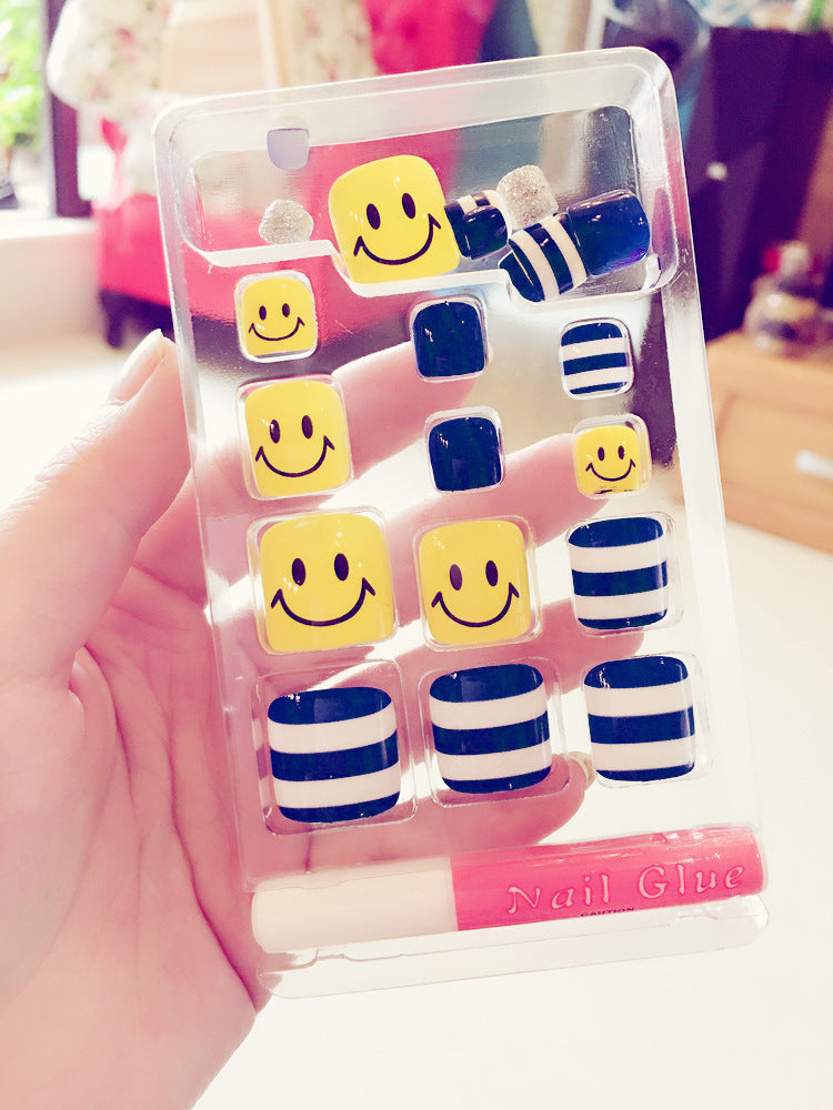 Pro Artificial Acrylic Toe Nails 24pcs Patch - KuzuSHOP