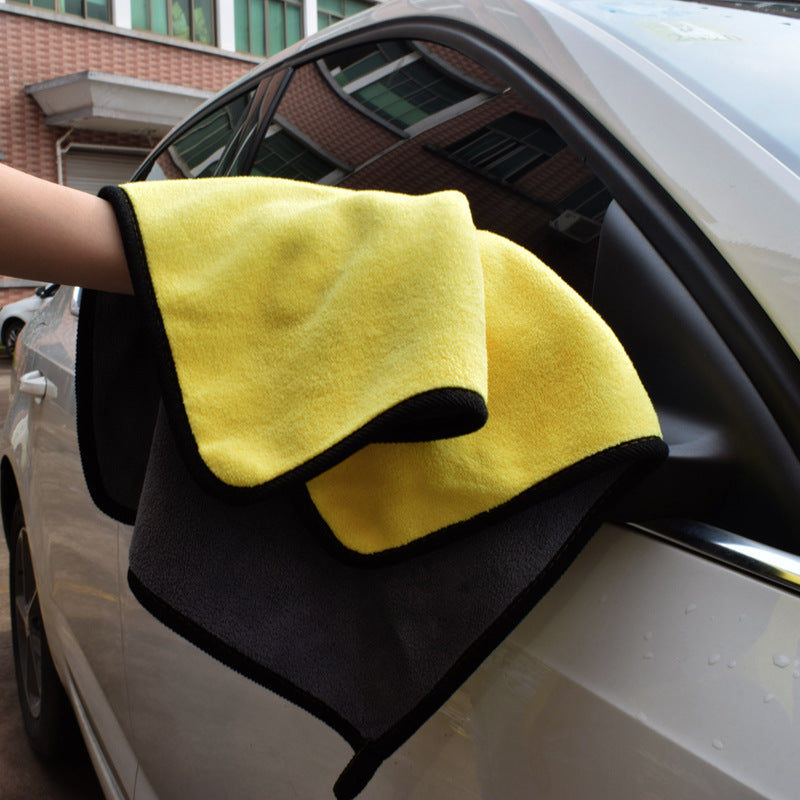 Two-color Couble-sided Car Dual-use Cleaning Car Wash Towel - KuzuSHOP
