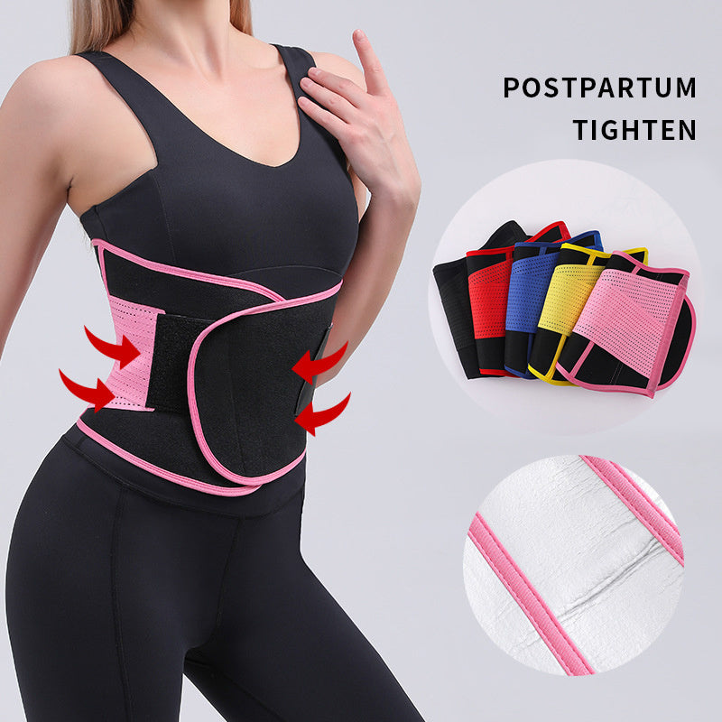 Waist Trainer For Women Back Support Band & Tummy Control Body Shaper Sweat Weight Loss Shapewear - KuzuSHOP