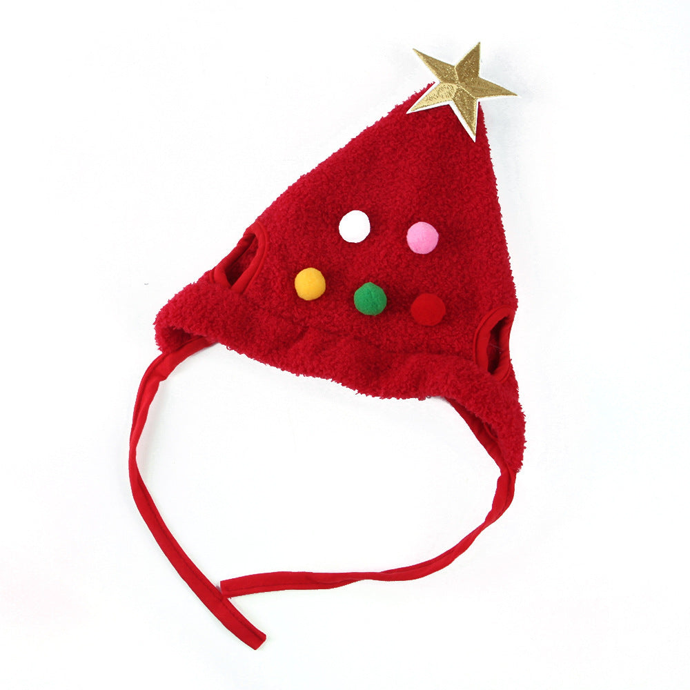 Pet Hat Christmas Tree Shape - KuzuSHOP