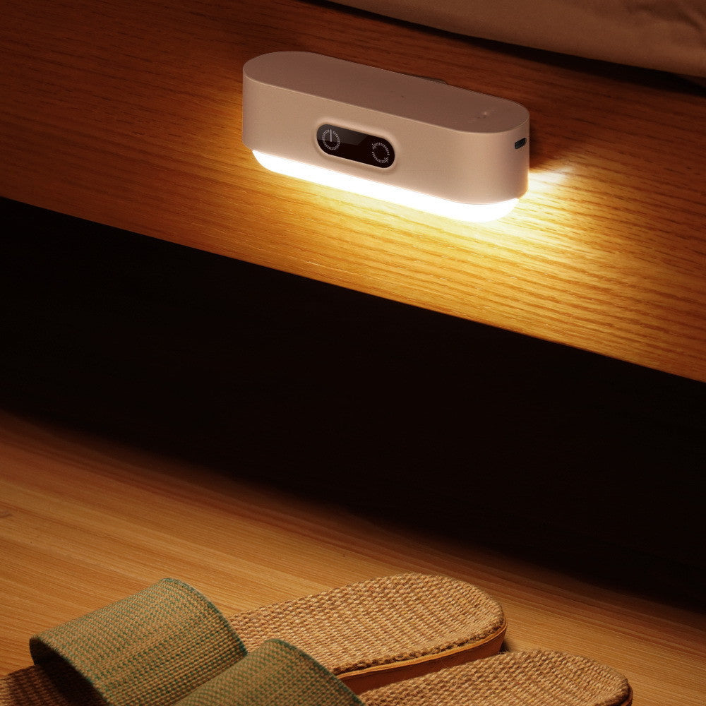 Magnetic Study Cabinet USB Rechargeable Stepless Dimming Dormitory LED Night Light - KuzuSHOP