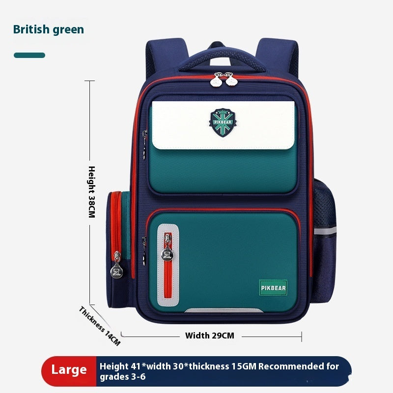 Primary School Student Schoolbag Waterproof Portable Burden Alleviation Backpack - KuzuSHOP