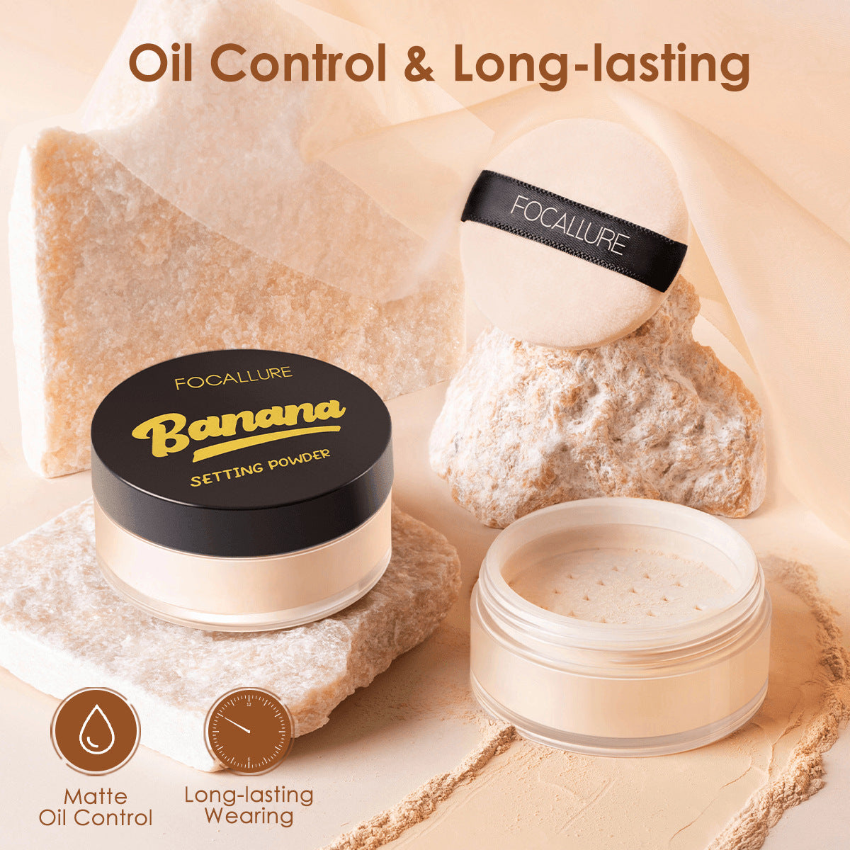 Banana Face Powder Makeup - KuzuSHOP