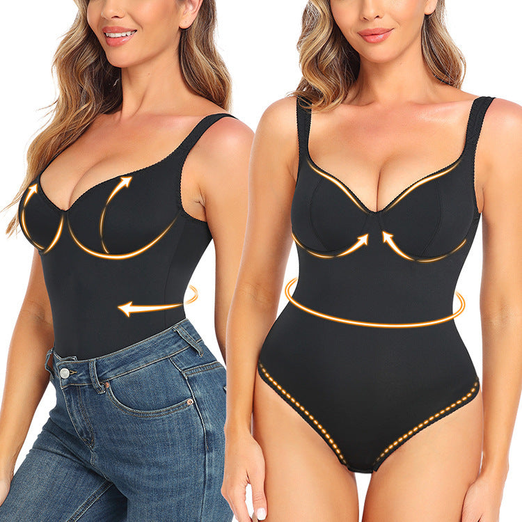 Women's comfortable Jumpsuit bra free Shapewear, Sports shapewear - KuzuSHOP