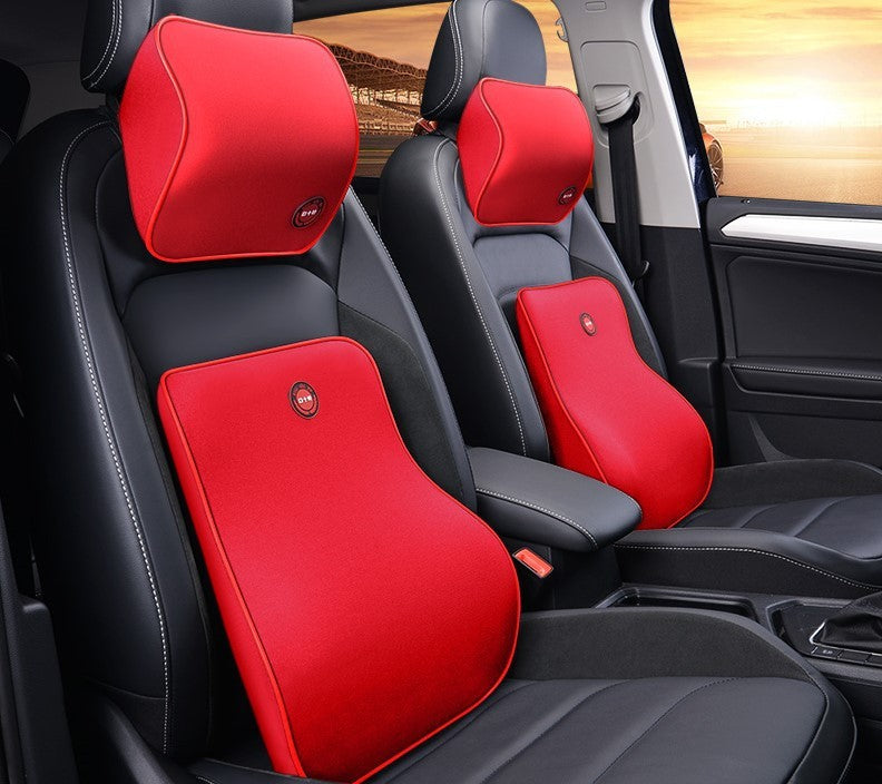 Car Headrest Neck Protector Backrest Car Seat Pillow Lumbar Pillow Memory Foam - KuzuSHOP