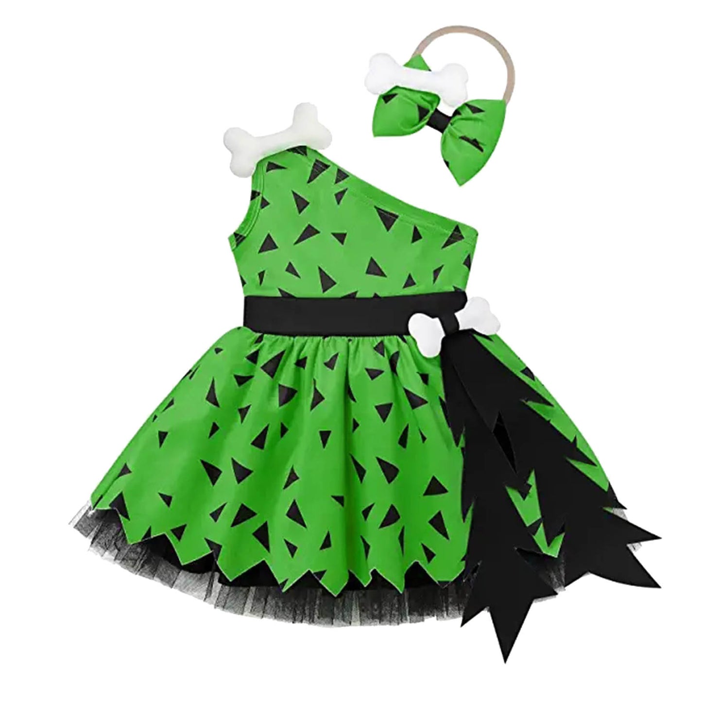 Girls Fashion Simple Halloween Mesh Costume Suit - KuzuSHOP