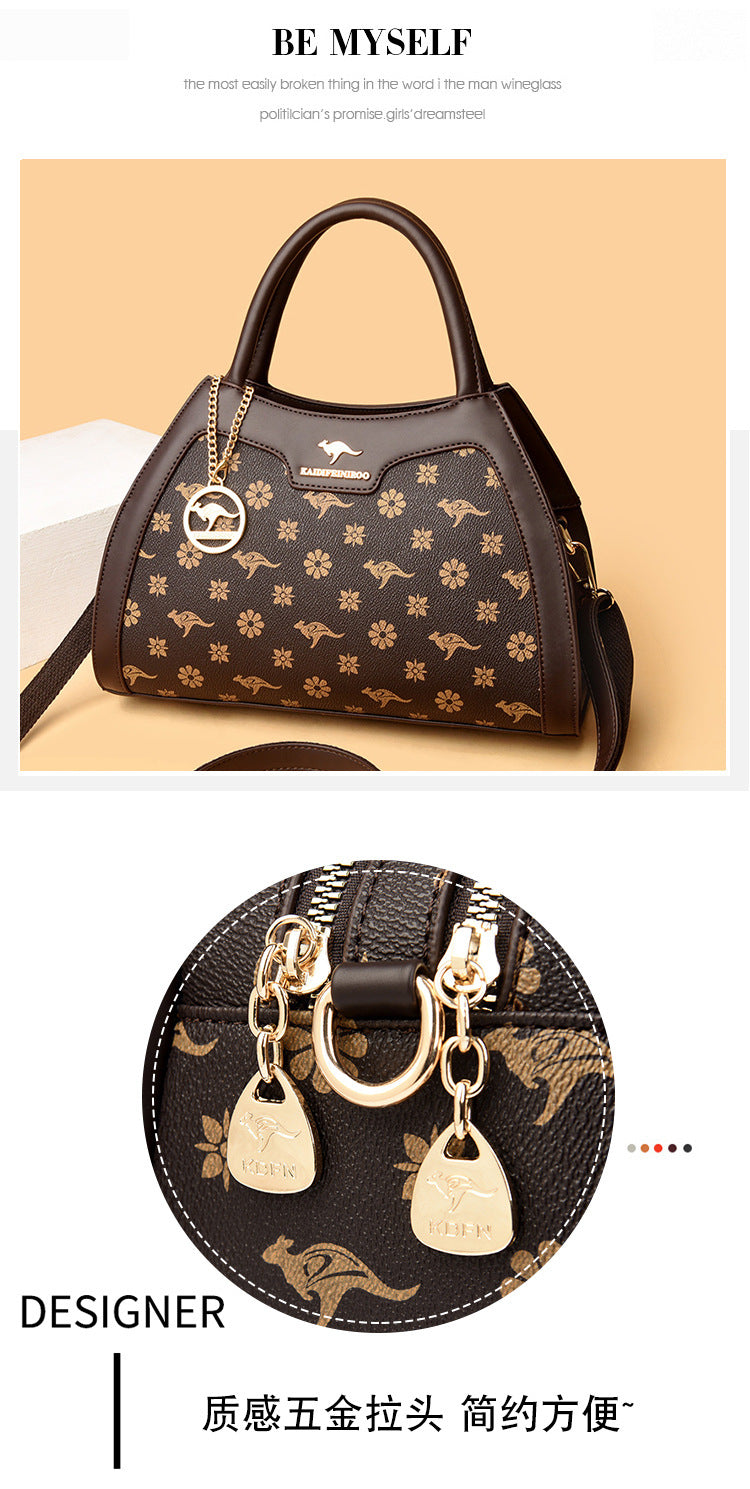 Bag women's bag new 2024 Messenger bag women's single shoulder bag women's fashion women's atmospheric handbag women's one piece delivery - KuzuSHOP