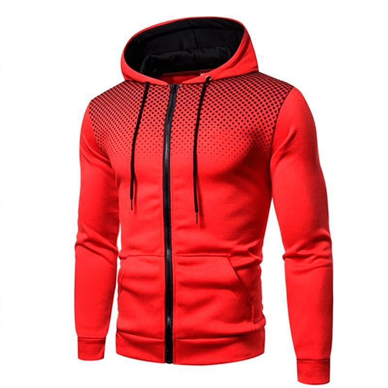 Sweater Men's Sports Fitness Zip-up Shirt - KuzuSHOP