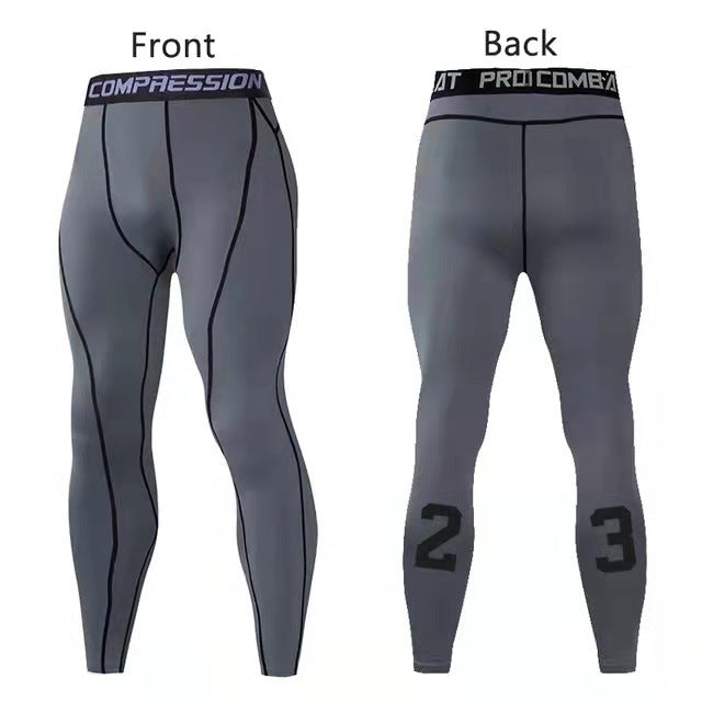 Men's Pants Male Tights Leggings For Running Gym - KuzuSHOP