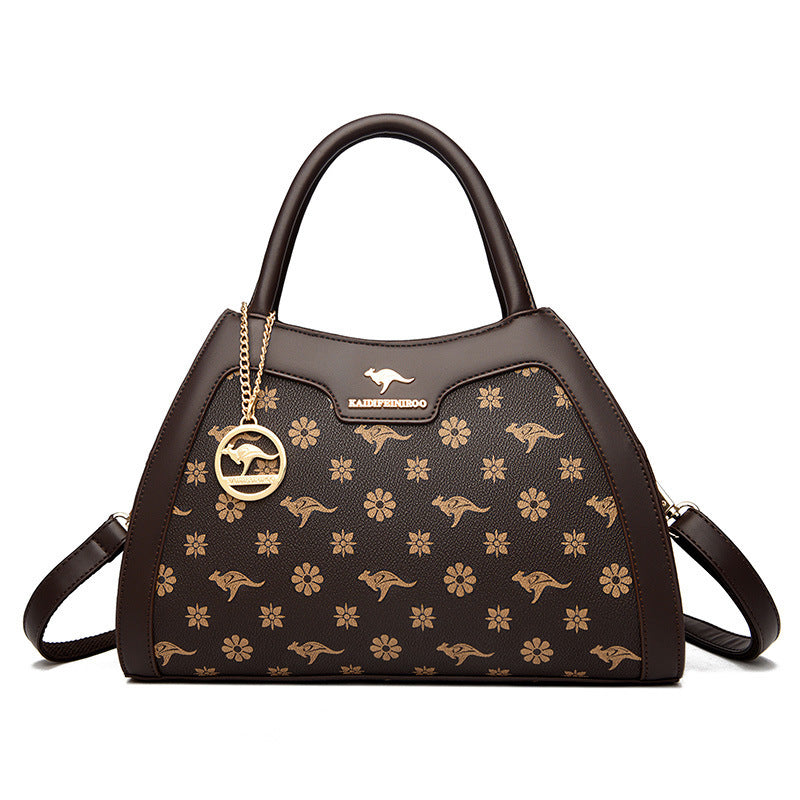 Bag women's bag new 2024 Messenger bag women's single shoulder bag women's fashion women's atmospheric handbag women's one piece delivery - KuzuSHOP